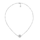 Gucci 18ct White Gold Flora Diamond & Pearl  Necklace