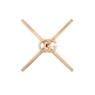 Gucci 18ct Rose Gold GG Running Ring