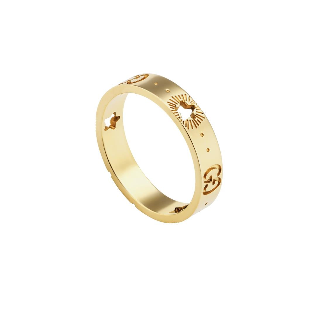Gucci Icon 18ct Yellow Gold Cut Out Ring Gucci Icon 18ct Yellow Gold Cut Out Ring