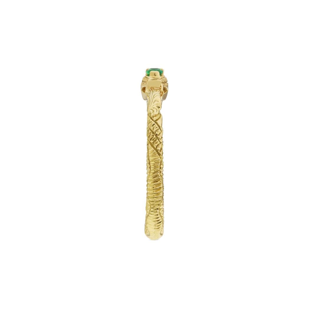 Gucci gold hot sale snake ring