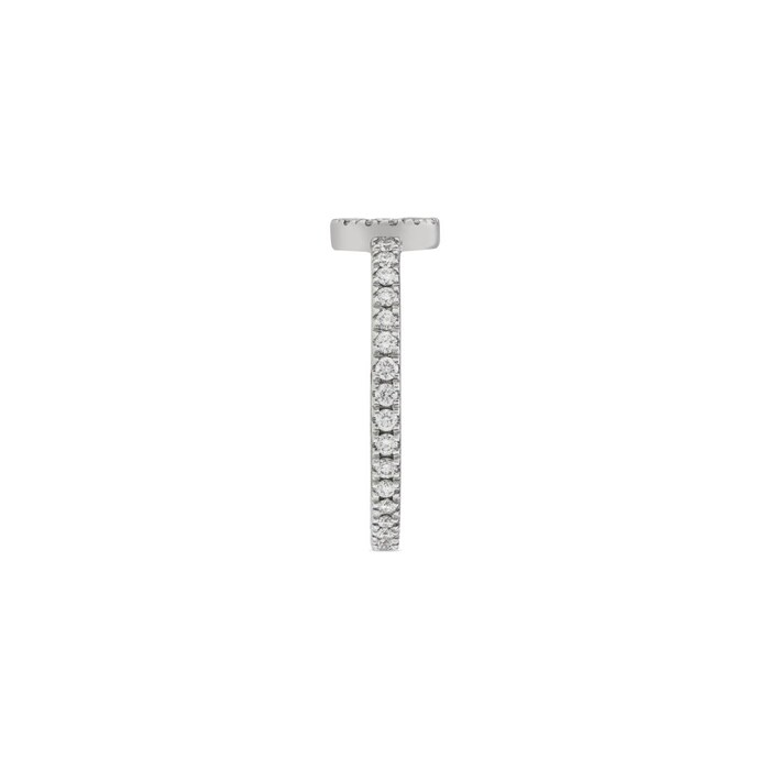 Gucci 18ct White Gold 0.28ct Diamond Interlocking G Ring