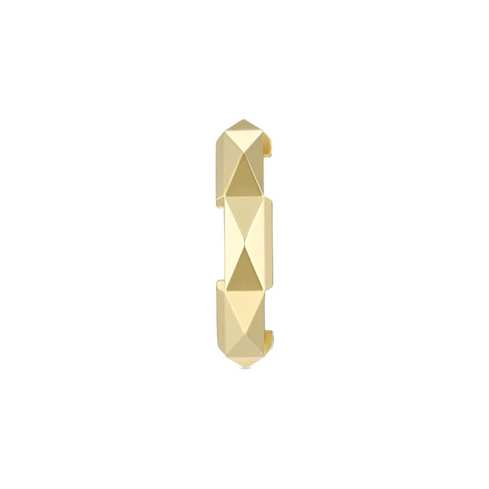 Gucci 18ct Yellow Gold Gucci Link to Love Studded Ring - 5mm