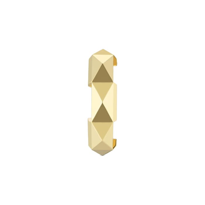 Gucci 18ct Yellow Gold Gucci Link to Love Studded Ring - 6mm