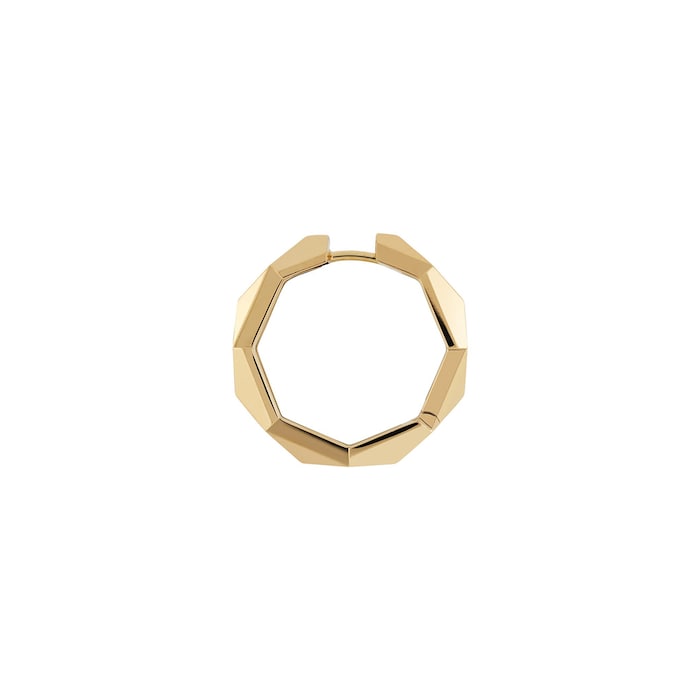 Gucci 18ct Yellow Gold Gucci Link to Love Stud Hoop Earrings