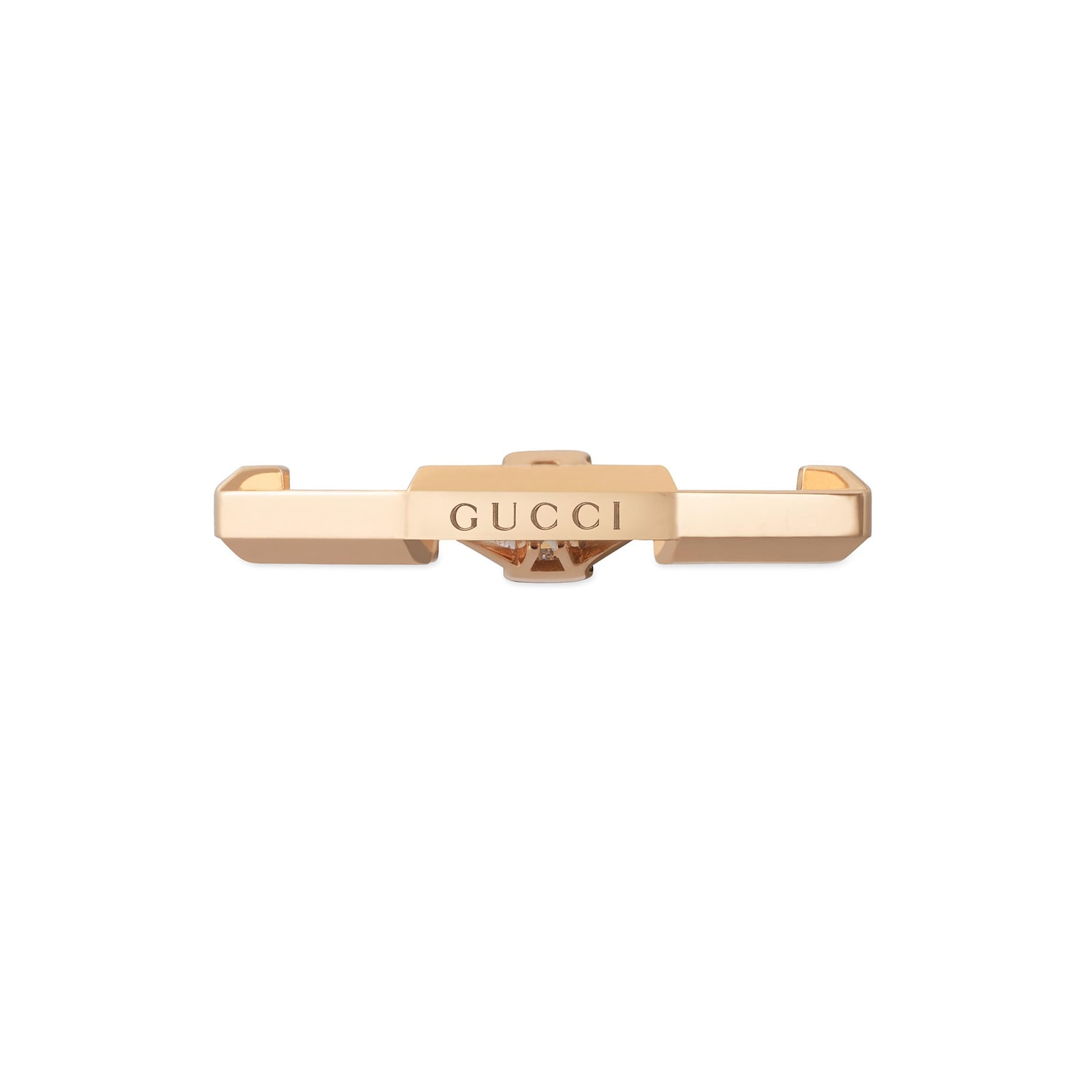 Gucci 18ct Rose Gold Gucci Link to Love 0.17cttw Diamond Ring Gucci 18ct Rose Gold Gucci Link to Love 0.17cttw Diamond Ring