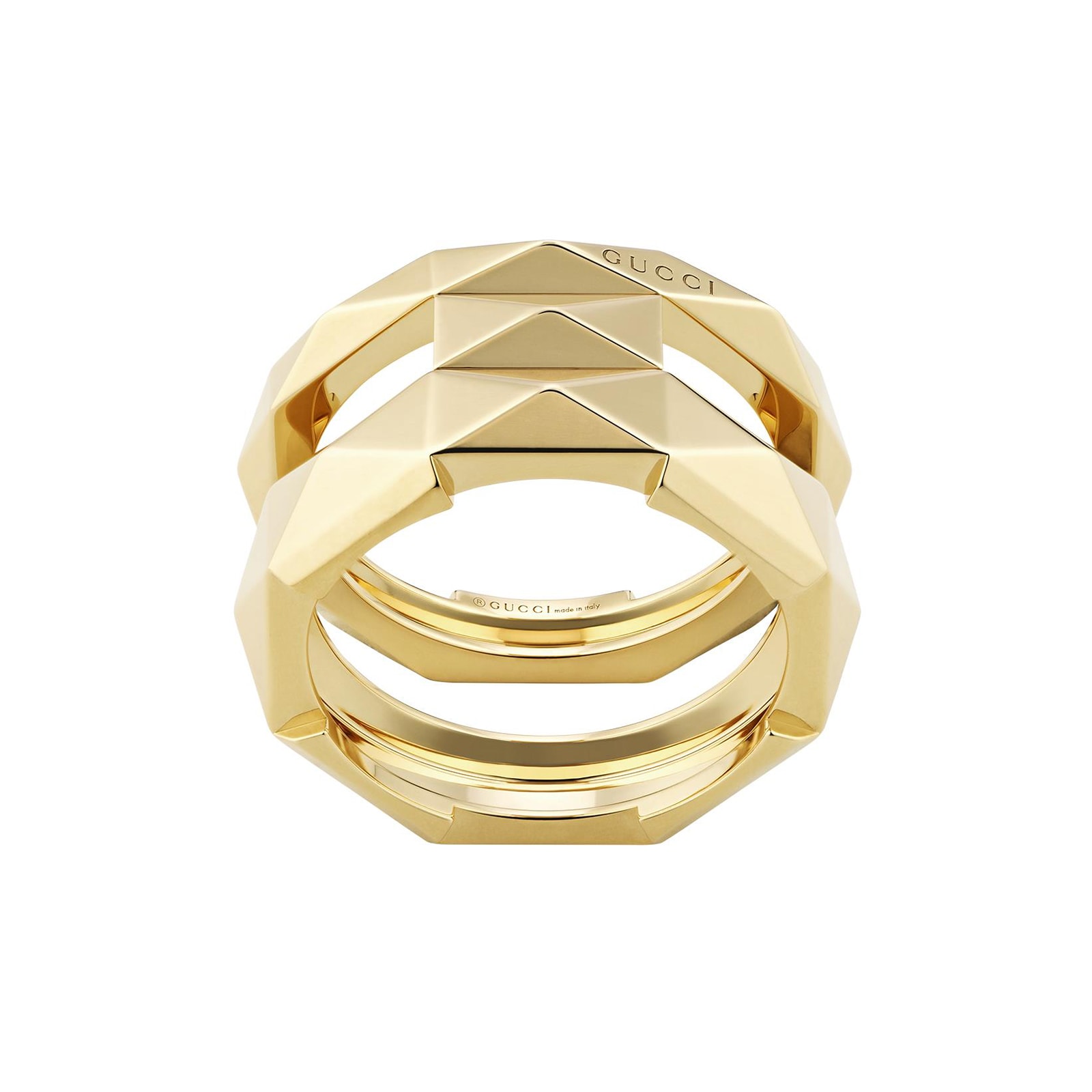 Gucci diamond store link ring