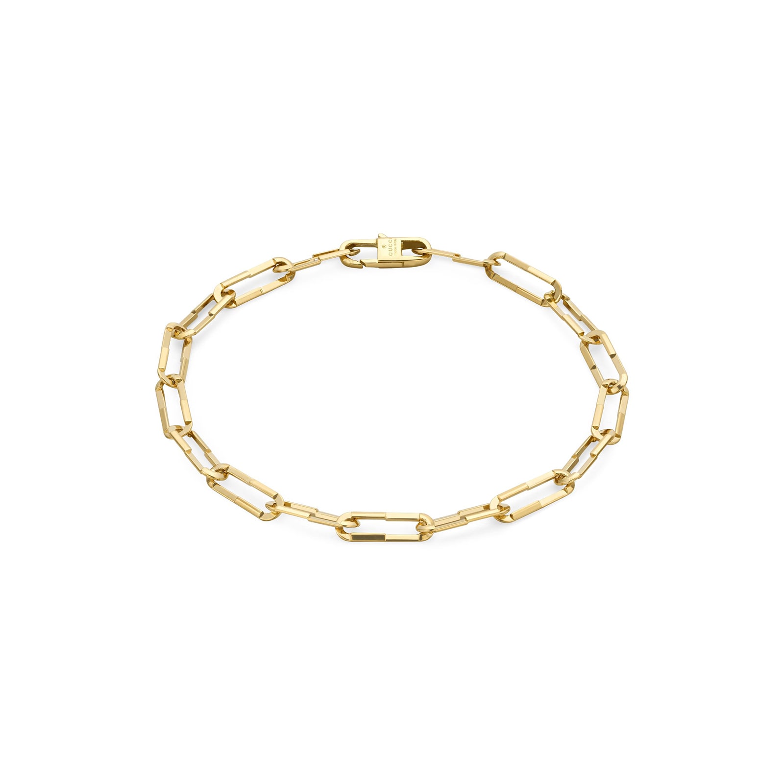 Gucci 18ct Yellow Gold Paper Clip Gucci Link to Love Chain Bracelet Gucci 18ct Yellow Gold Paper Clip Gucci Link to Love Chain Bracelet