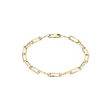 Gucci 18ct Yellow Gold Paper Clip Gucci Link to Love Chain Bracelet