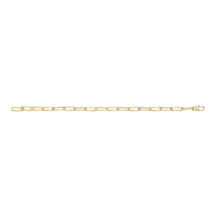 Gucci 18ct Yellow Gold Paper Clip Gucci Link to Love Chain Bracelet