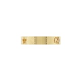 Gucci 18k Yellow Gold 4mm Icon Cut Out Star Ring Size 6