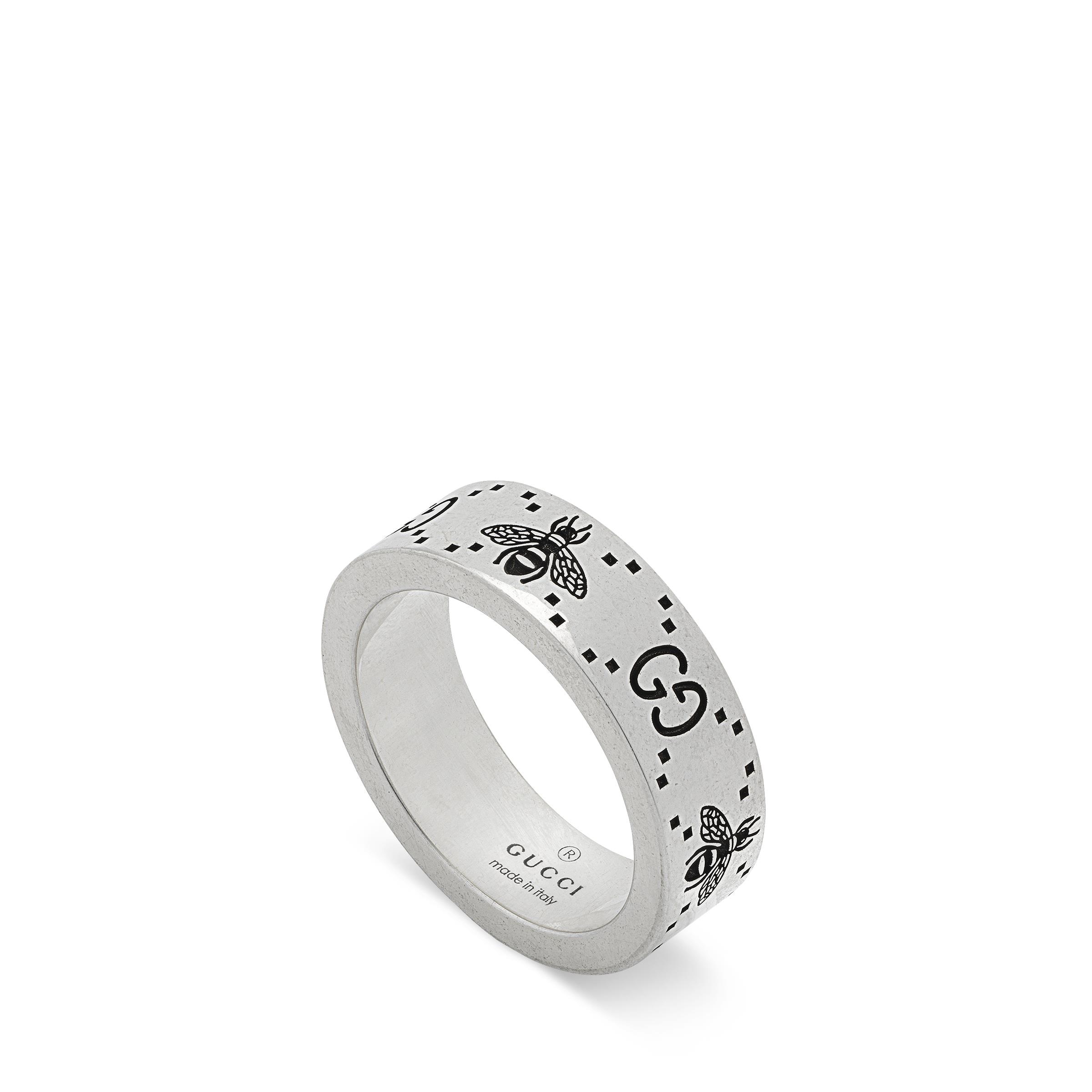 Gucci gg 2024 silver ring