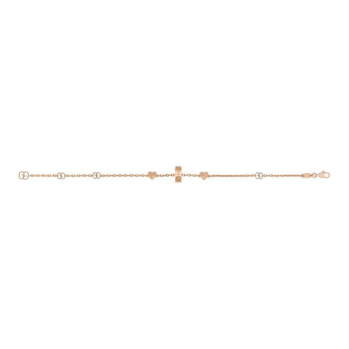 Gucci Icon 18ct Rose Gold Cut Out Bracelet