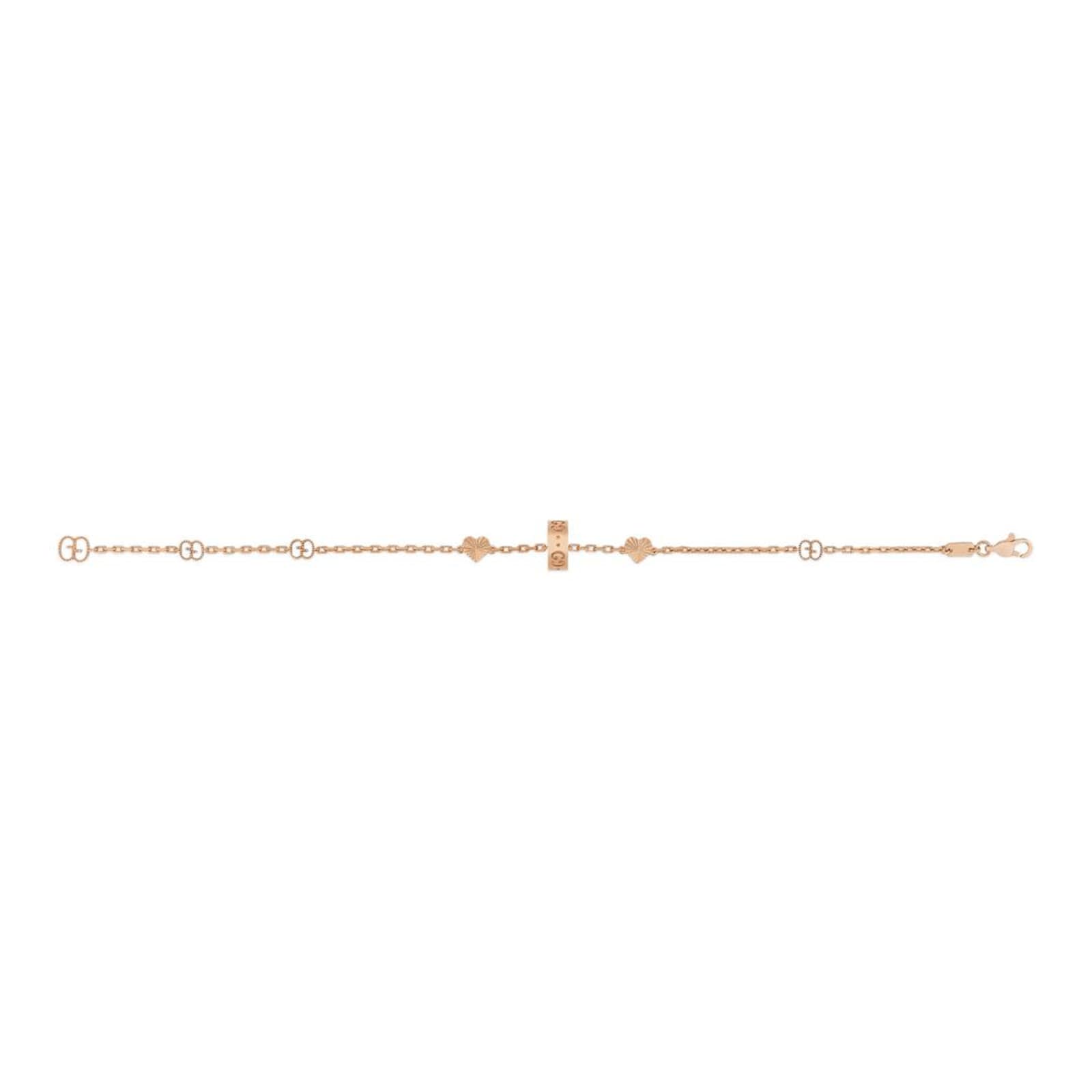 Gucci Icon 18ct Rose Gold Cut Out Bracelet