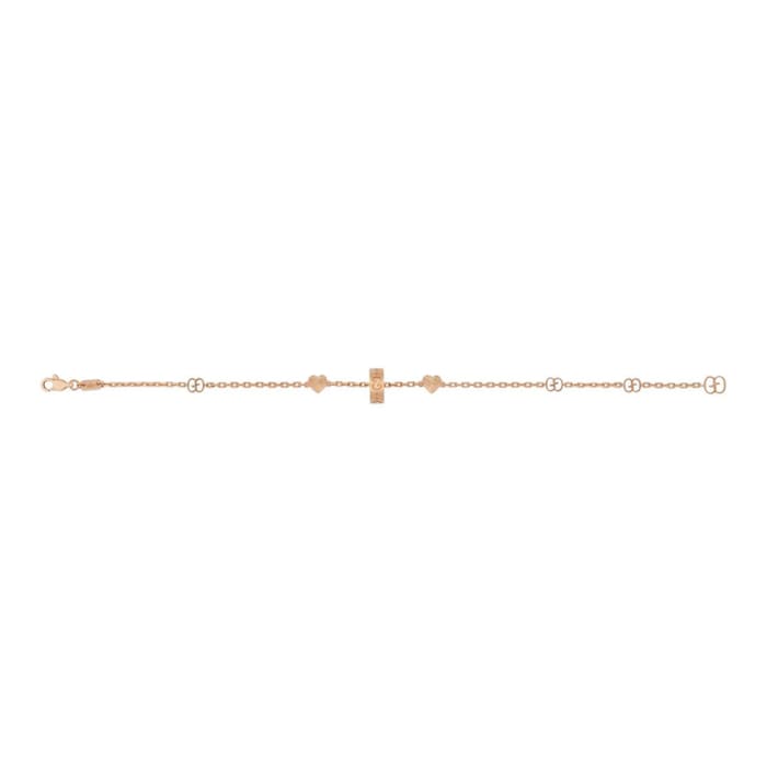 Gucci Icon 18ct Rose Gold Cut Out Bracelet