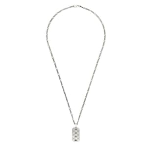 Gucci Sterling Silver Signature Bee Necklace