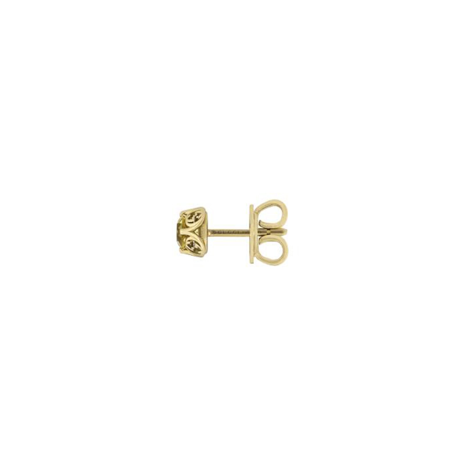 Gucci interlocking earrings gold hot sale