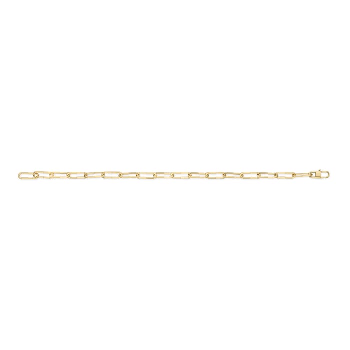 Gucci 18k Yellow Gold Gucci Link to Love 1.8mm Link Bracelet Size 17cm