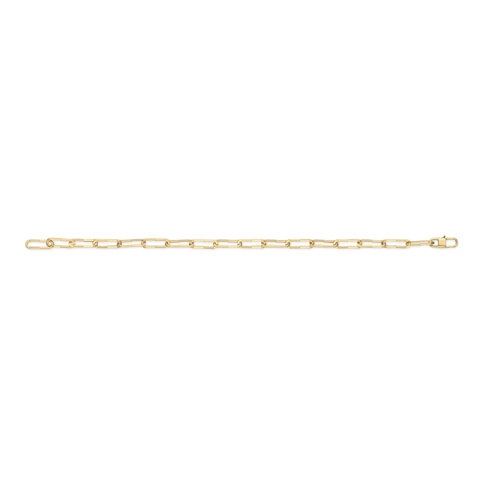 Gucci 18k Yellow Gold Gucci Link to Love 1.8mm Link Bracelet Size 17cm