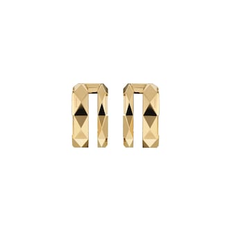 Gucci 18k Yellow Gold Gucci Link to Love 20mm Hoop Earrings