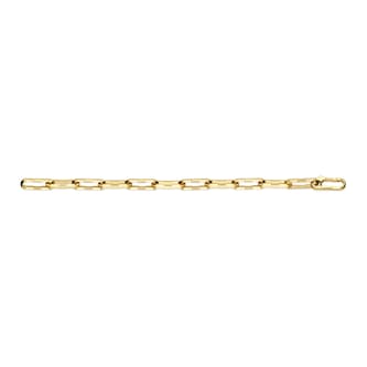 Gucci 18k Yellow Gold Gucci Link to Love 3mm Link Bracelet 17cm