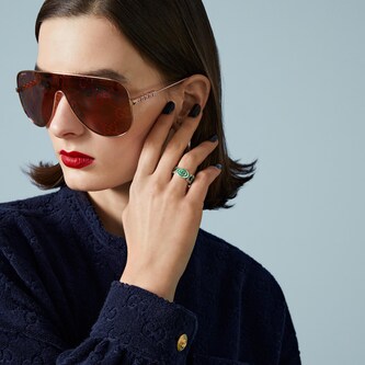 Gucci Gucci Interlocking Sterling Silver Green Enamel 9mm Ring Size 6.5 Gucci Gucci Interlocking Sterling Silver Green Enamel 9mm Ring Size 6.5