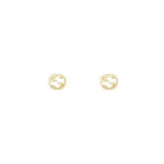 Gucci Gucci Interlocking 18k Yellow Gold Stud Earrings Gucci Gucci Interlocking 18k Yellow Gold Stud Earrings