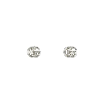 Gucci Sterling Silver GG Marmont Stud Earrings Gucci Sterling Silver GG Marmont Stud Earrings