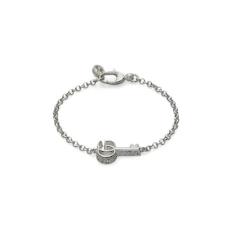 Gucci Sterling Silver GG Marmont Key Bracelet - 16cm Gucci Sterling Silver GG Marmont Key Bracelet - 16cm