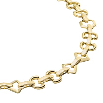 Gucci 18K Yellow Gold Horsebit Collar Necklace