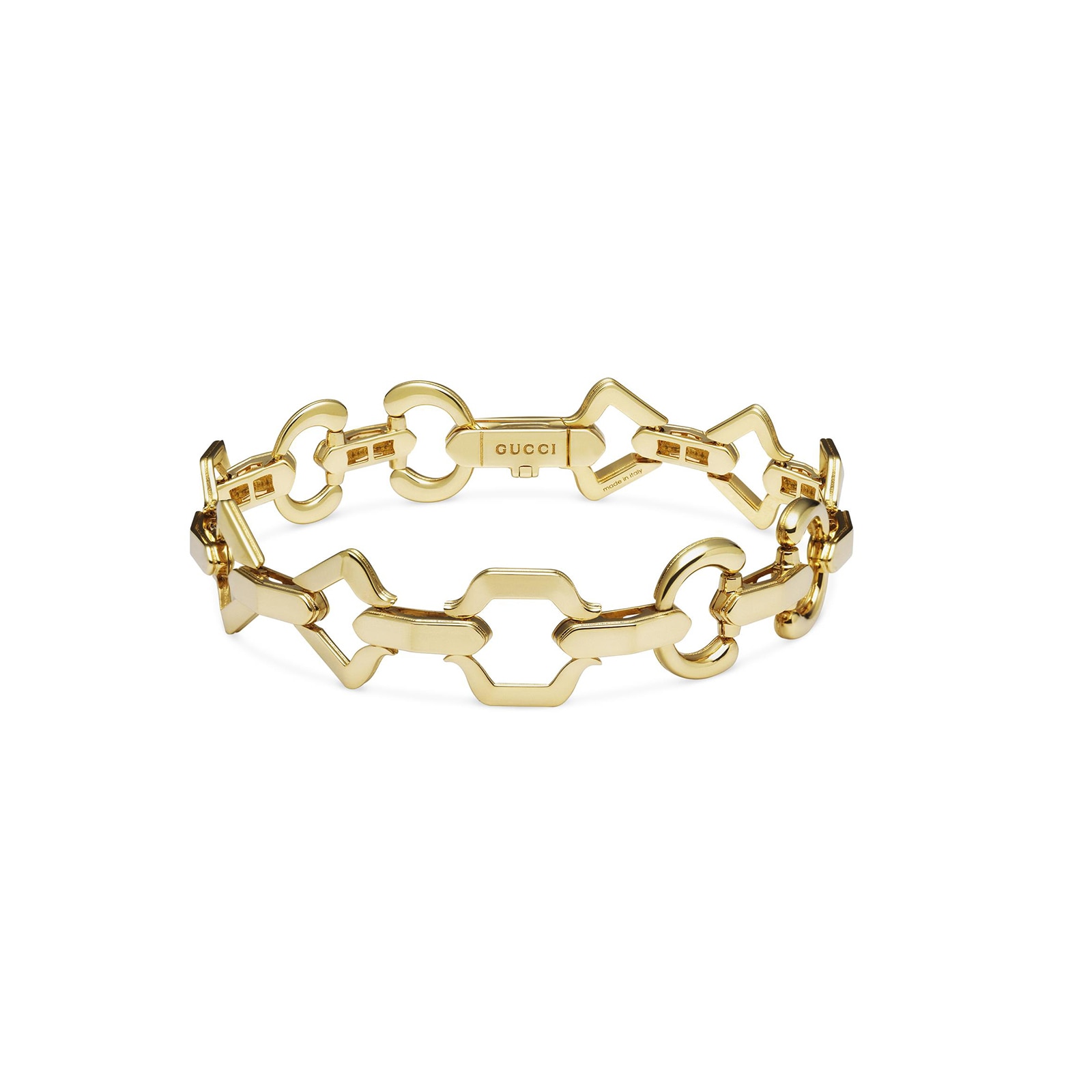 18K Yellow Gold Horsebit Bracelet