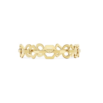 Gucci 18K Yellow Gold Horsebit Bracelet Gucci 18K Yellow Gold Horsebit Bracelet