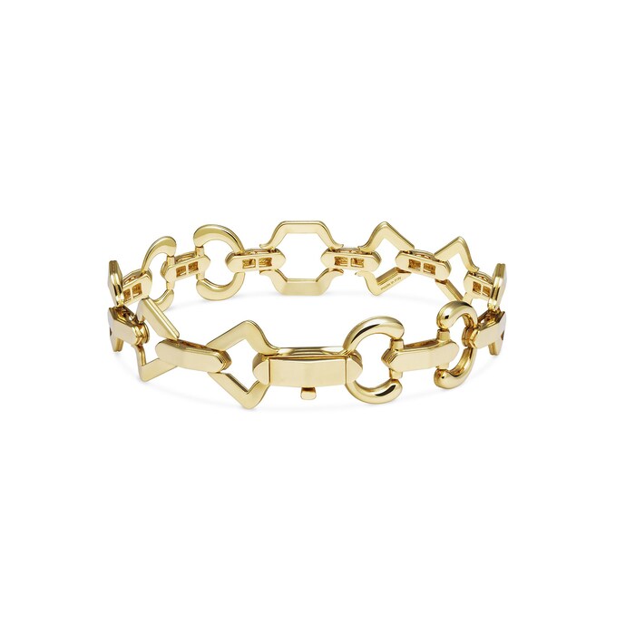 Gucci 18K Yellow Gold Horsebit Bracelet