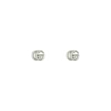 Gucci Sterling Silver GG Marmont Logo Earrings