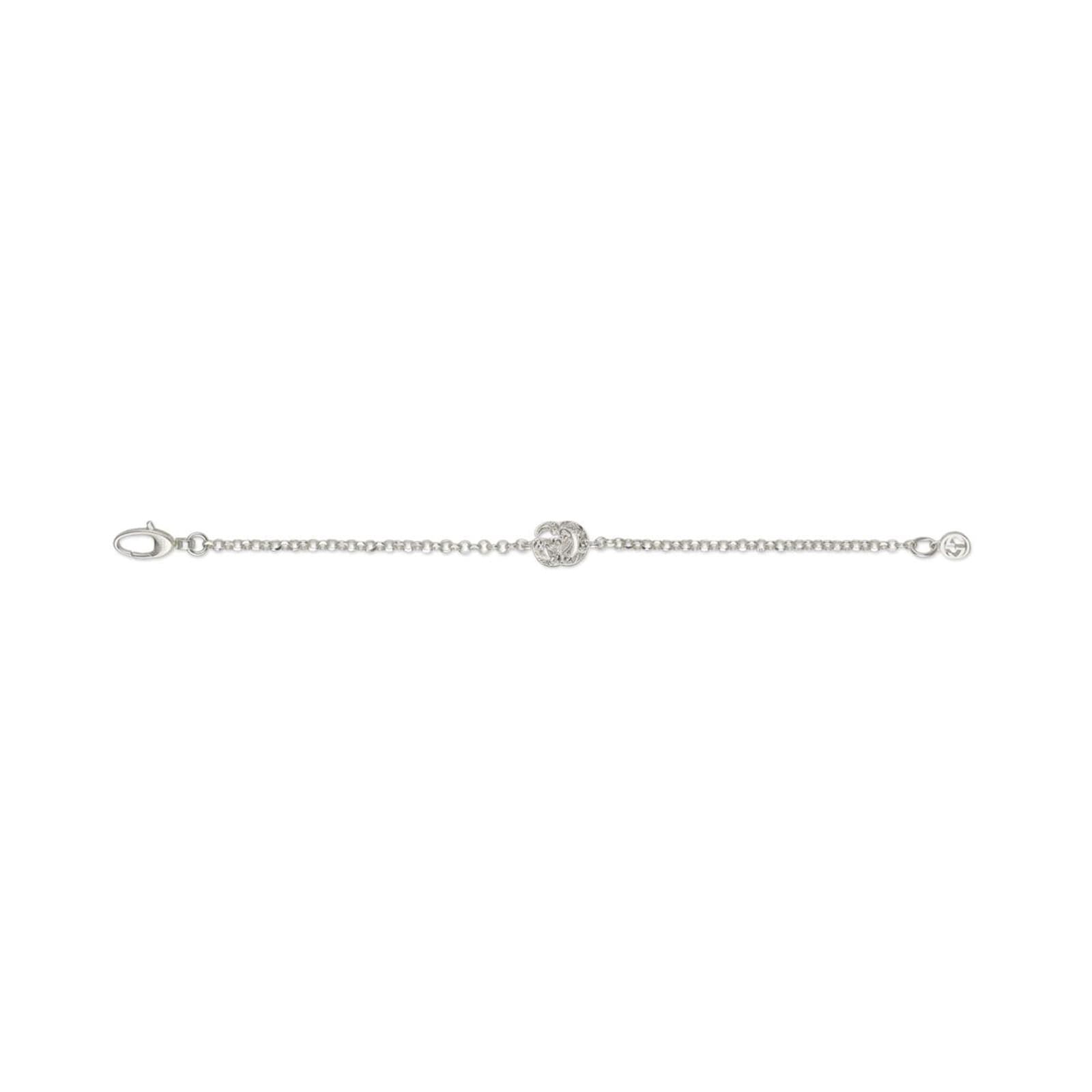 Gucci Sterling Silver GG Marmont Logo Bracelet - 17cm Gucci Sterling Silver GG Marmont Logo Bracelet - 17cm