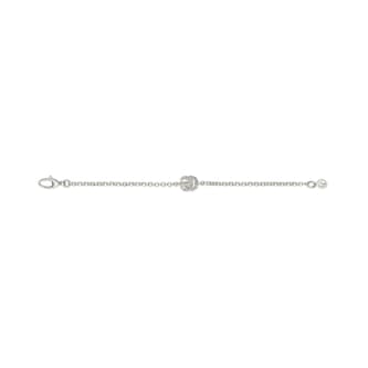Gucci Sterling Silver GG Marmont Logo Bracelet - 17cm