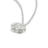 Gucci Sterling Silver GG Marmont Necklace