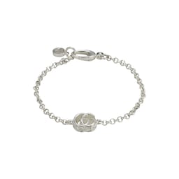 37341810 - Sterling Silver GG Marmont Logo Bracelet - 18cm