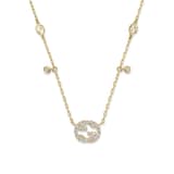 Gucci Interlocking G 18ct Yellow Gold 0.27ct Diamond Necklace
