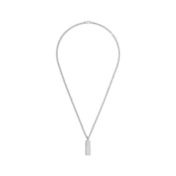 37341831 - Gucci Interlocking Sterling Silver Tag Logo Pendant