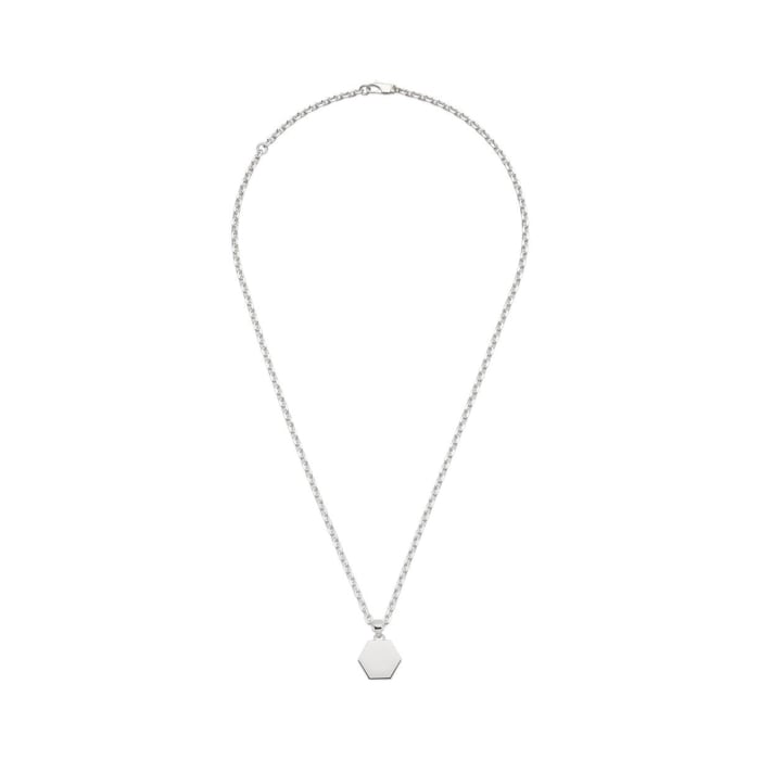 Gucci Trademark Sterling Silver Necklace YBB779175001 | Goldsmiths