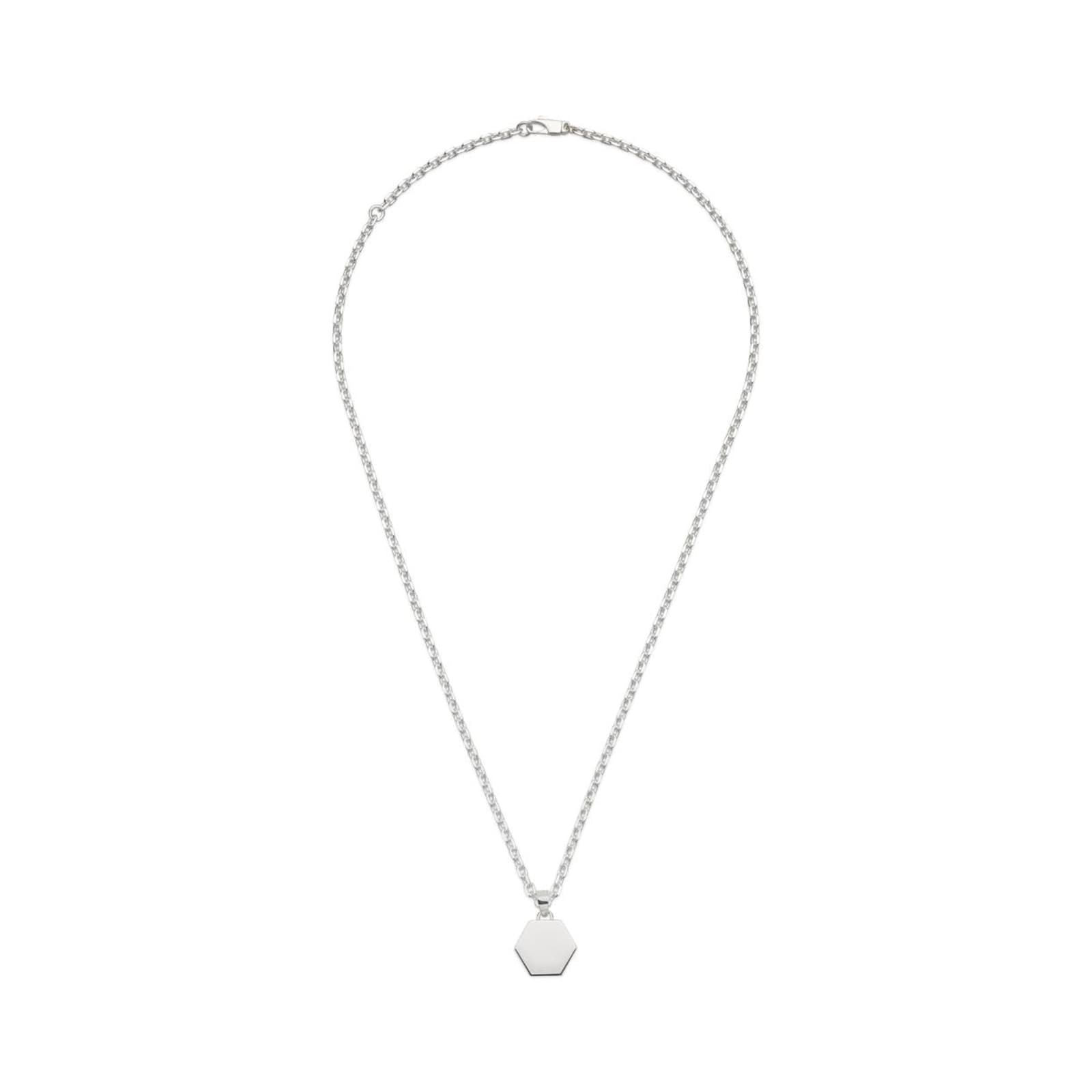 Gucci Trademark Sterling Silver Necklace