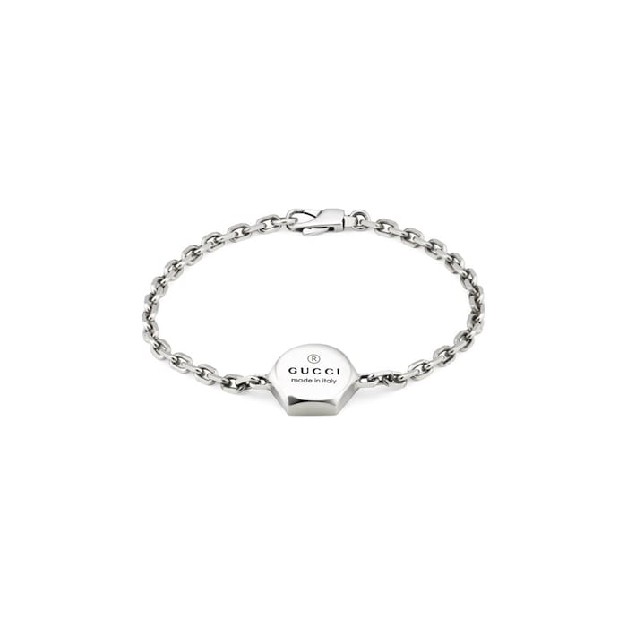 Gucci Trademark Sterling Silver Bracelet
