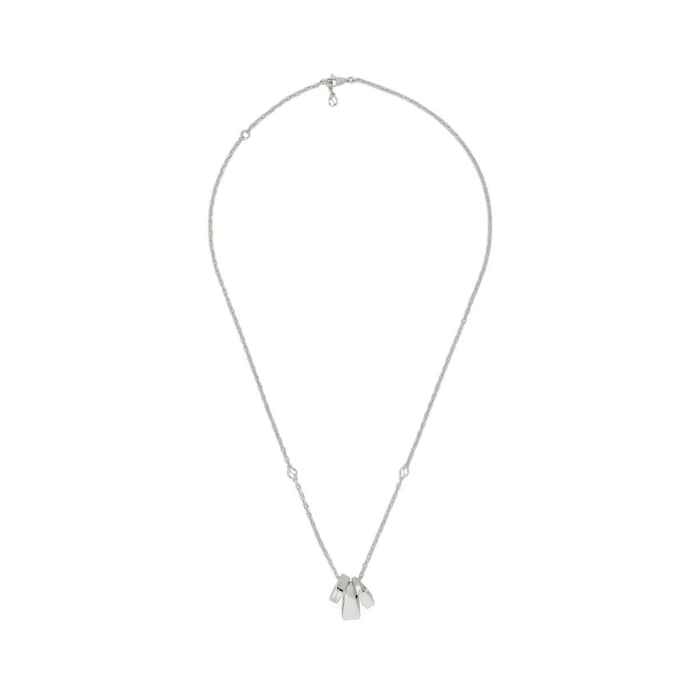 Gucci Gucci Interlocking Sterling Silver Necklace