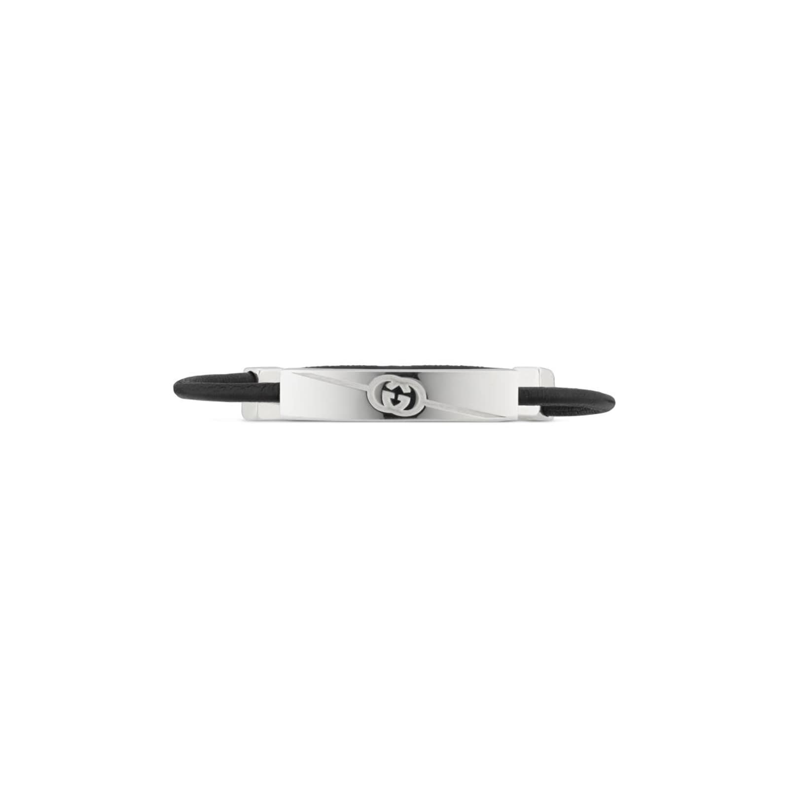 Gucci Gucci Tag Sterling Silver Bracelet Gucci Gucci Tag Sterling Silver Bracelet