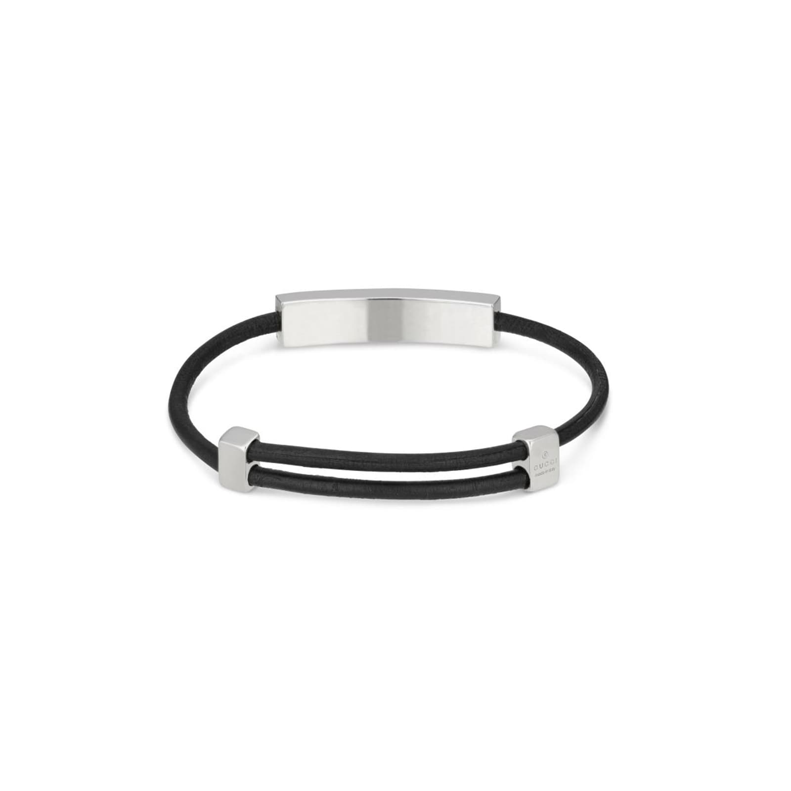 Gucci Gucci Tag Sterling Silver Bracelet Gucci Gucci Tag Sterling Silver Bracelet