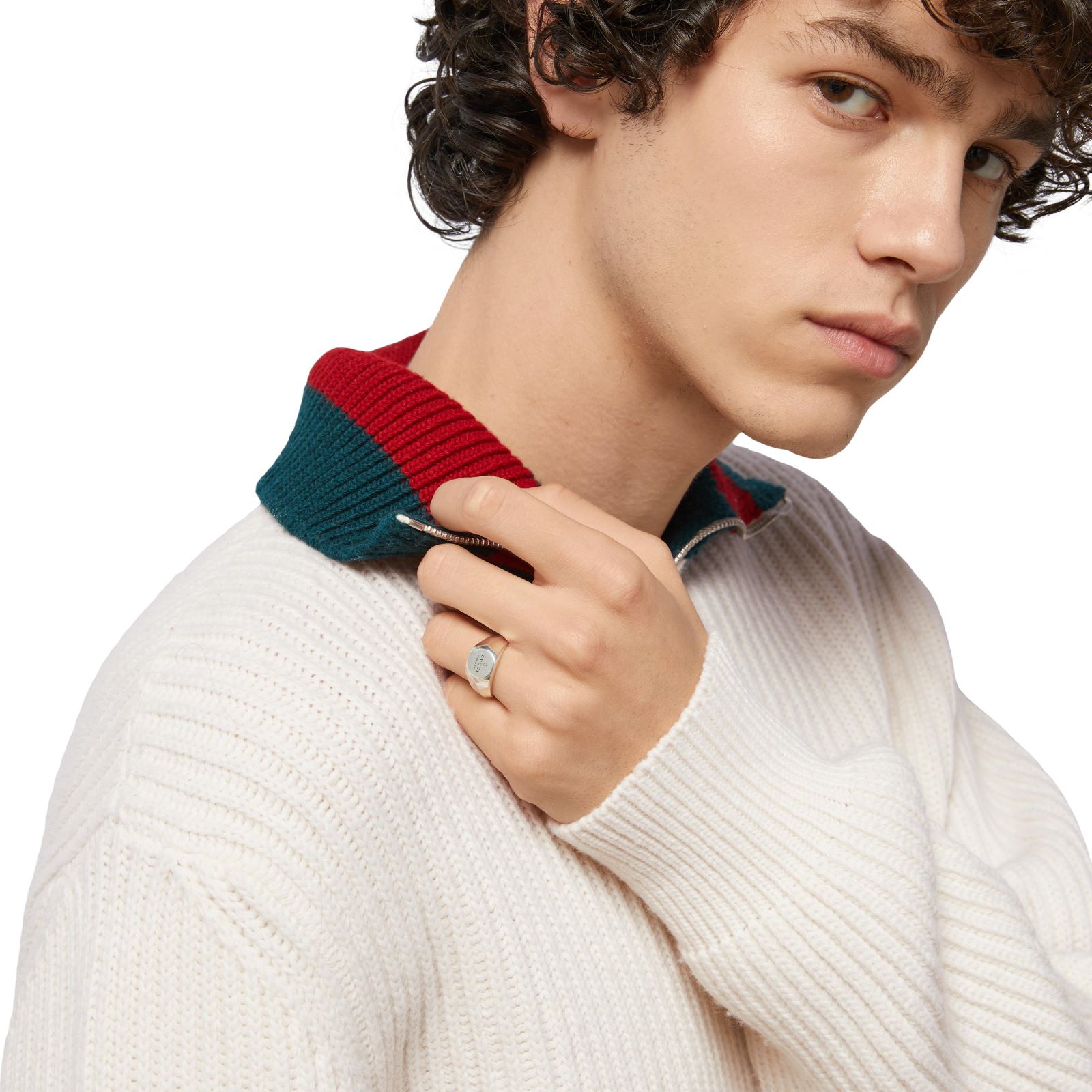 Gucci Sterling Silver Trademark Signet Ring Gucci Sterling Silver Trademark Signet Ring