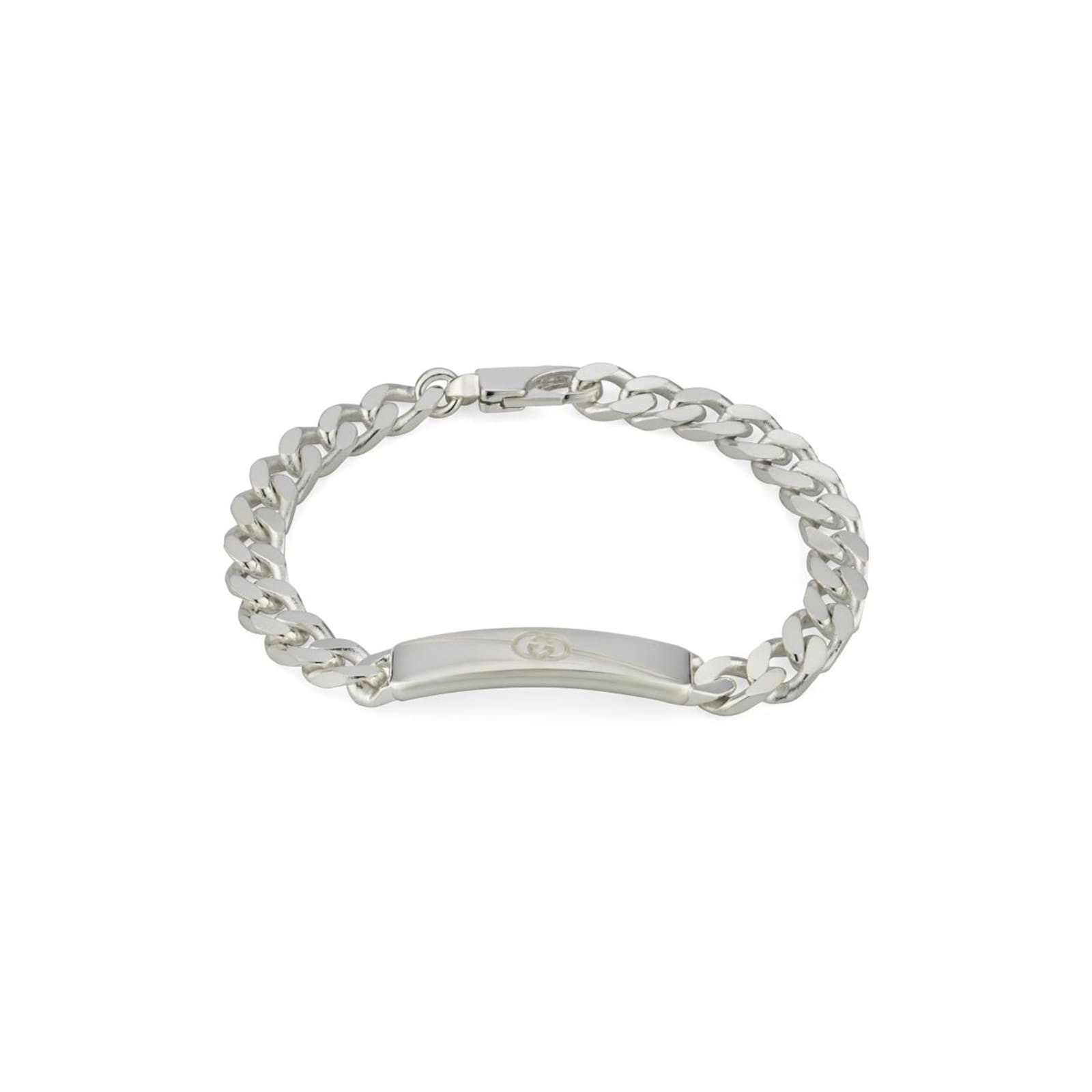 Gucci Gucci Interlocking Chunky Silver Bracelet Gucci Gucci Interlocking Chunky Silver Bracelet