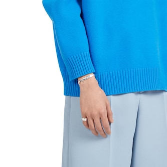 Gucci Tag Interlocking G Chunky Silver Bracelet