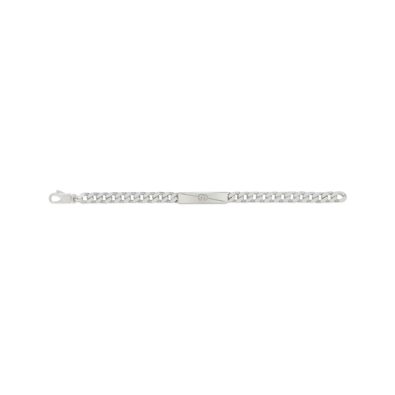 Gucci Gucci Interlocking Chunky Silver Bracelet Gucci Gucci Interlocking Chunky Silver Bracelet