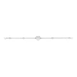 Gucci Sterling Silver Gucci Heart Enamel Bracelet - Size Medium